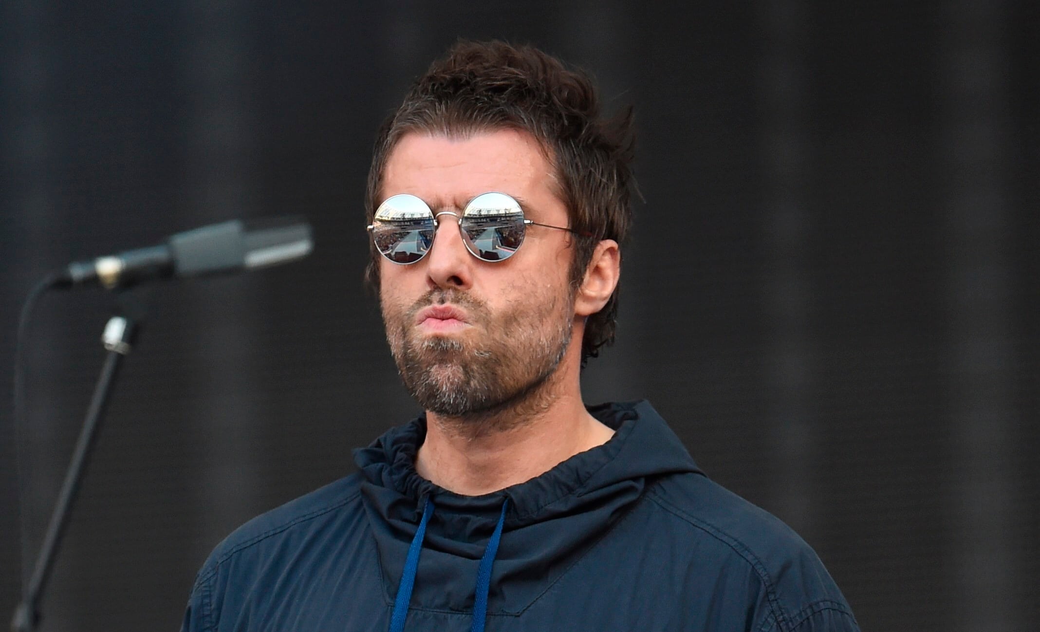Liam Gallagher expresó su descontento con el espectáculo del descanso de la final del Mundial, criticando la puesta en escena y destacando únicamente la actuación de Justin Bieber (EFE/ Facundo Arrizabalaga)