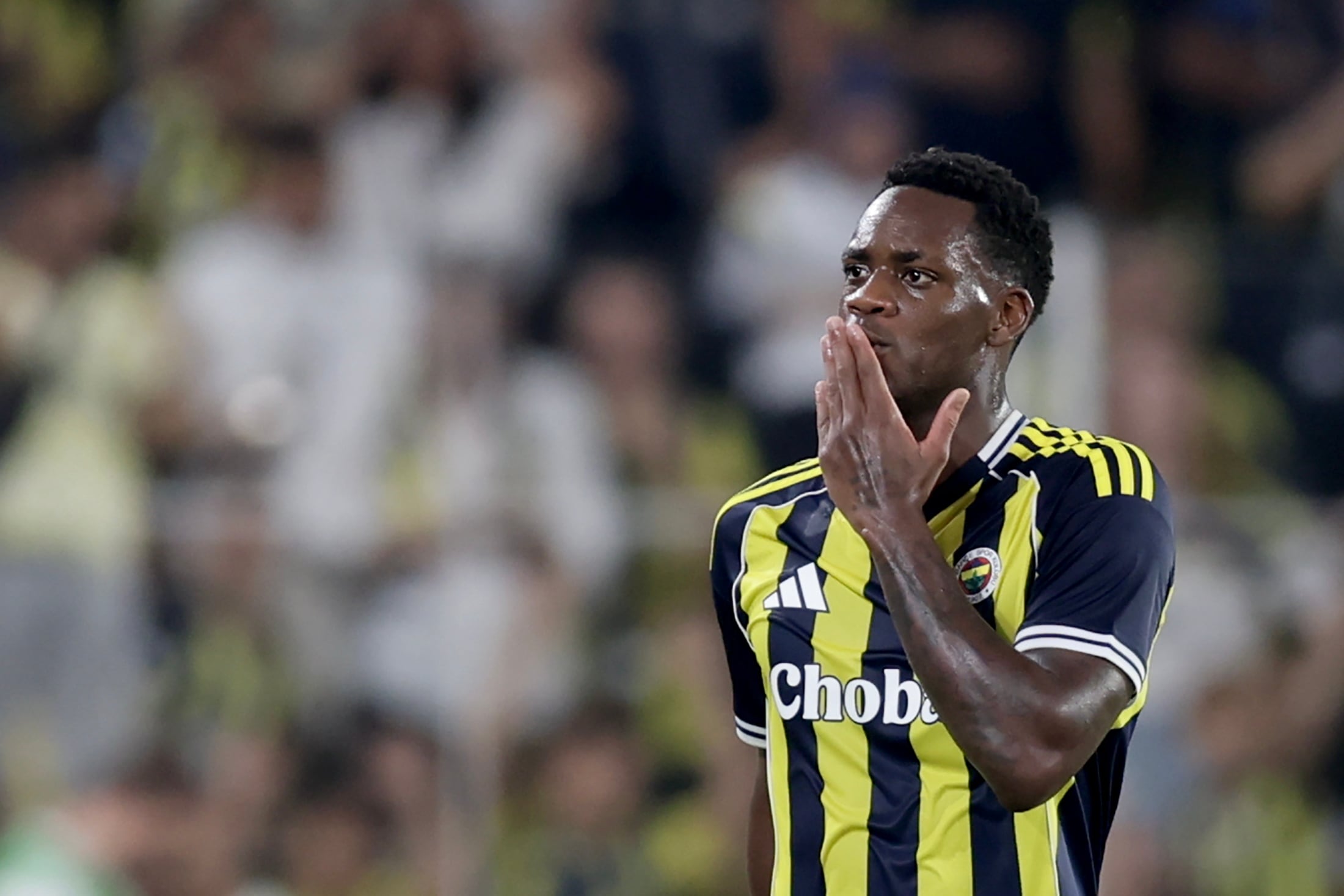 Jhon Jáder Durán fue señalado por mala actitud en clubes como Aston Villa, Al Nassr, Fenerbahce y Zenit - crédito ERDEM SAHIN/ EFE/EPA