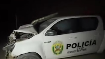 Tragedia en Piura: accidente entre unidad policial y vehículo deja un muerto y tensión en la zona. (Foto: Captura video/Panamericana TV)