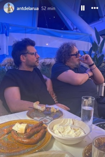 Una historia de IG de Antonio de la Rúa junto a Ramiro Agulla