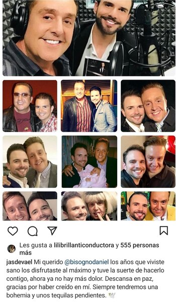 Cantante se equivoca y se despide de Daniel Bisogno