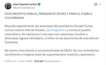 - crédito @IvanCepedaCast/X