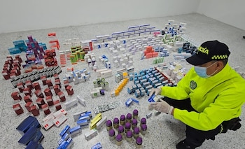 Los productos decomisados estaban marcados