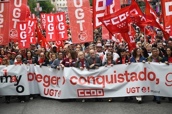 Manifestación del 1 de Mayo.