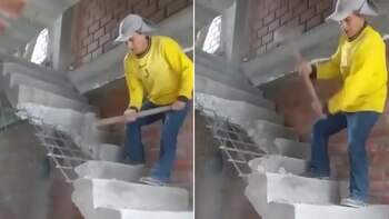 El trabajador tomó la iniciativa