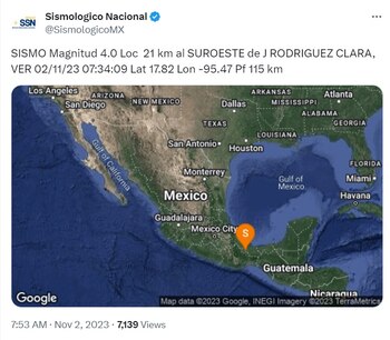 (X @SismologicoMX)