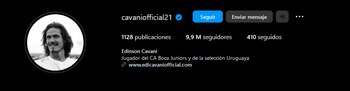 Edinson actualizó su perfil de