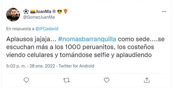 Twitter: reacción de los hinchas