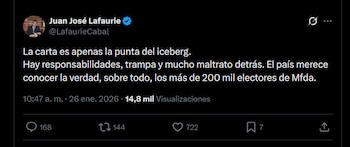 Juan José Lafaurie aseguró que