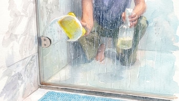 Cómo limpiar la mampara de la ducha con manchas y opacidad sin dañarla