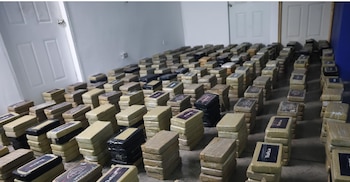 Unidades policiales ubicaron y aseguraron la sustancia, que fue puesta a disposición de las autoridades competentes. (PN)
