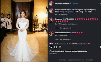 El vestido de Lauren Sánchez