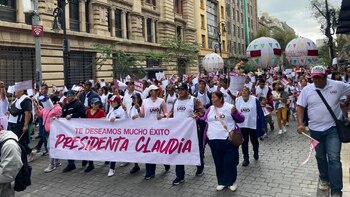 Apoyo a Claudia Sheinbaum rumbo