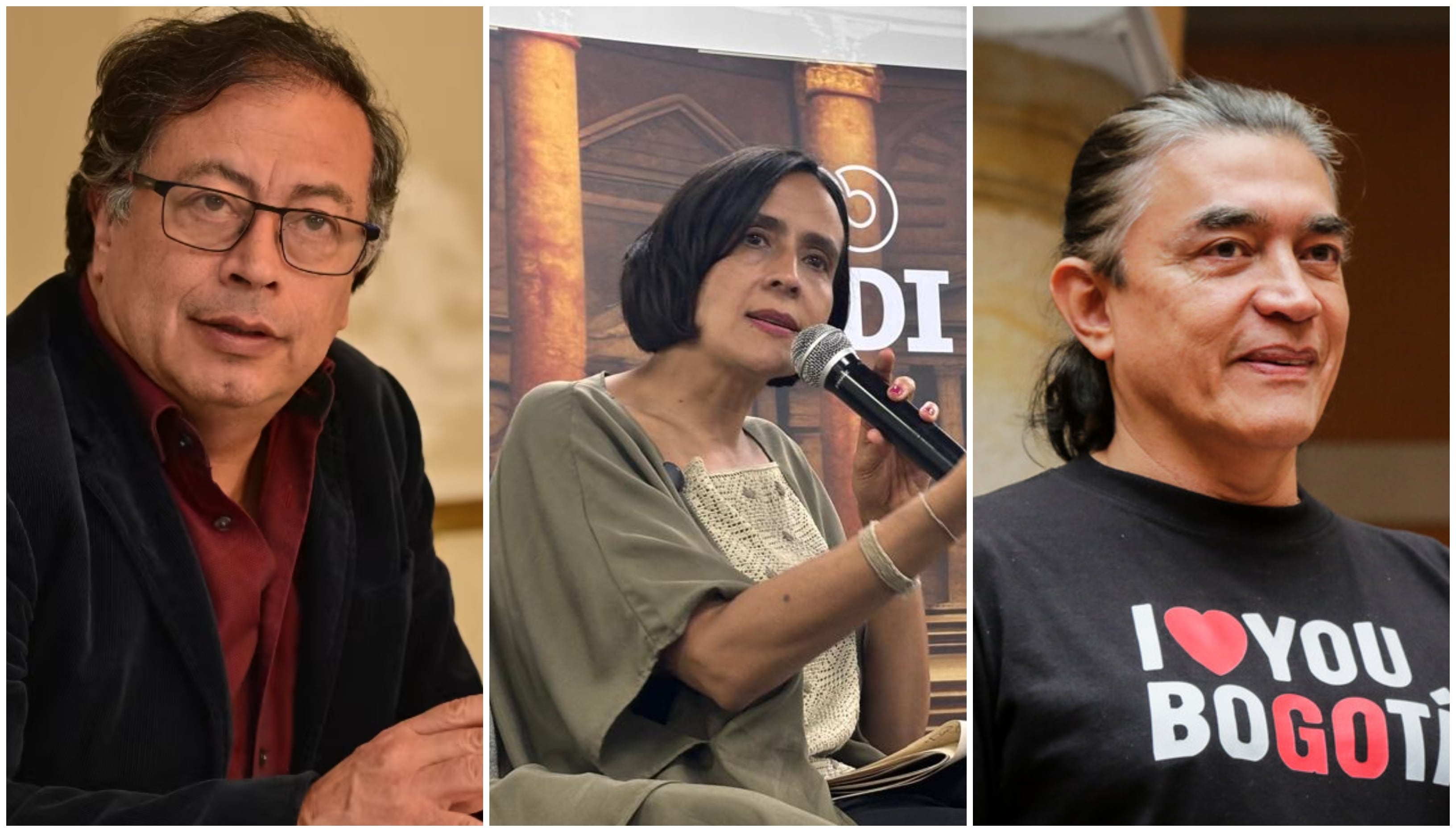 Susana Muhamad y Gustavo Bolívar se refirieron a los retos de una eventual candidatura de Petro y al futuro político de la izquierda. - crédito Presidencia/prensa Susana Muhamad/Colprensa