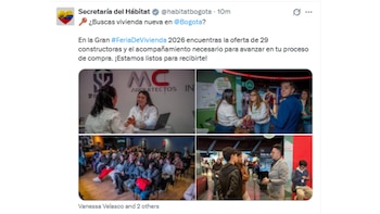 Así fue la apertura de la Gran Feria de Vivienda de Bogotá - crédito @habitatbogota/X