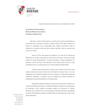 Carta de Jorge Brito al