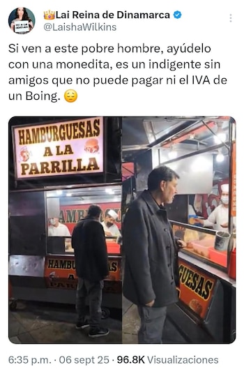 Wilkins dedicó un tuit irónico