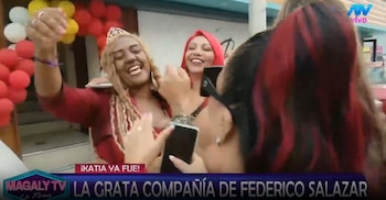 Federico Salazar y Erika Manrique: quién es la amiga que él sigue en redes y su nexo con la farándula. Captura: Magaly TV La Firme.