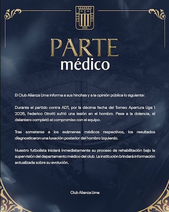 Alianza Lima – Cusco FC – Sebastián Lozano – Liga 1 – Perú – deportes – 16 abril