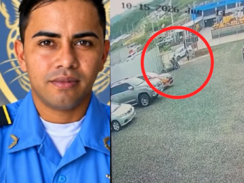 Uno de los sospechosos regresó al lugar y disparó por la espalda al agente, quien quedó gravemente herido durante el enfrentamiento. (Foto: Cortesía)