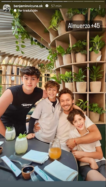 Benjamín Vicuña celebró su cumpleaños