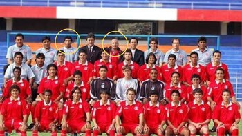 Freddy Garcia junto a Jorge