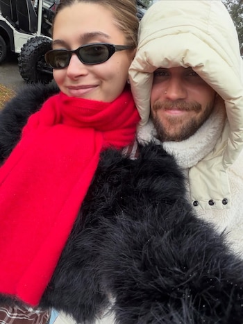 Justin y Hailey Bieber celebraron