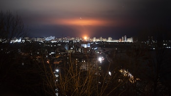 Un ataque ruso sobre Kiev