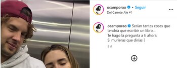 El actor compartió un sentido