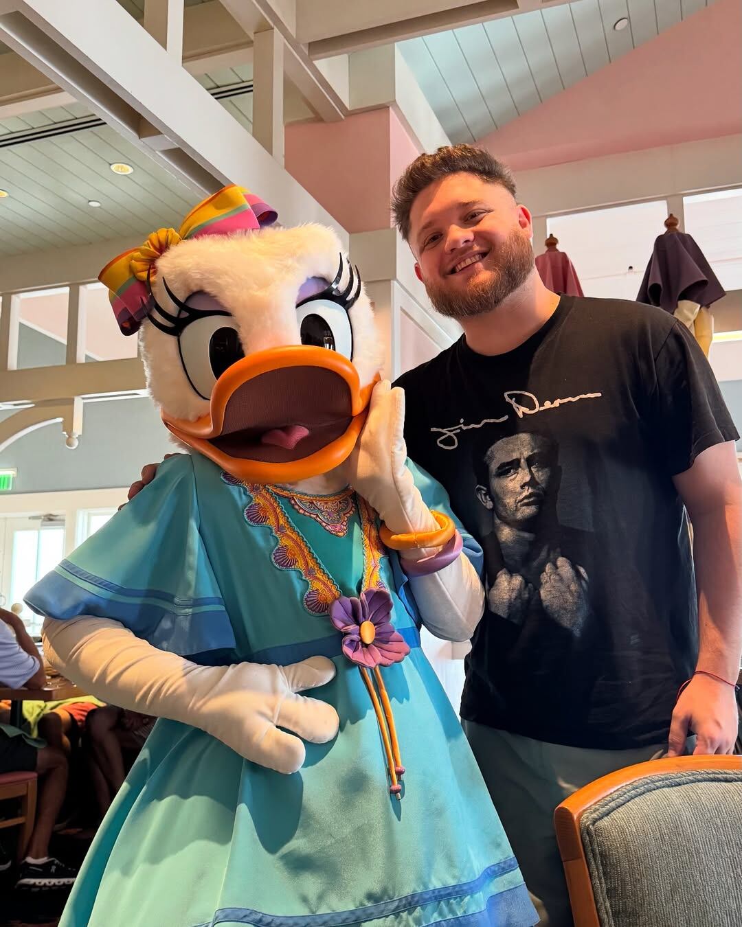 Toto Kirzner se tomó una foto con la novia del Pato Donald