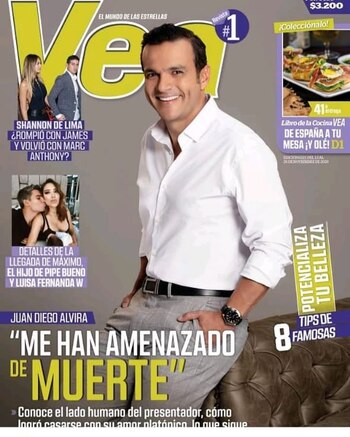Juan Diego Alvira, Portada de