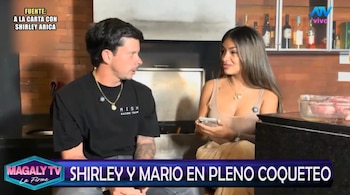 Magaly Medina sorprende al decir que Shirley Arica está “modosita” frente a Mario Hart: “Hay coqueteo”. Captura: Magaly TV La Firme.