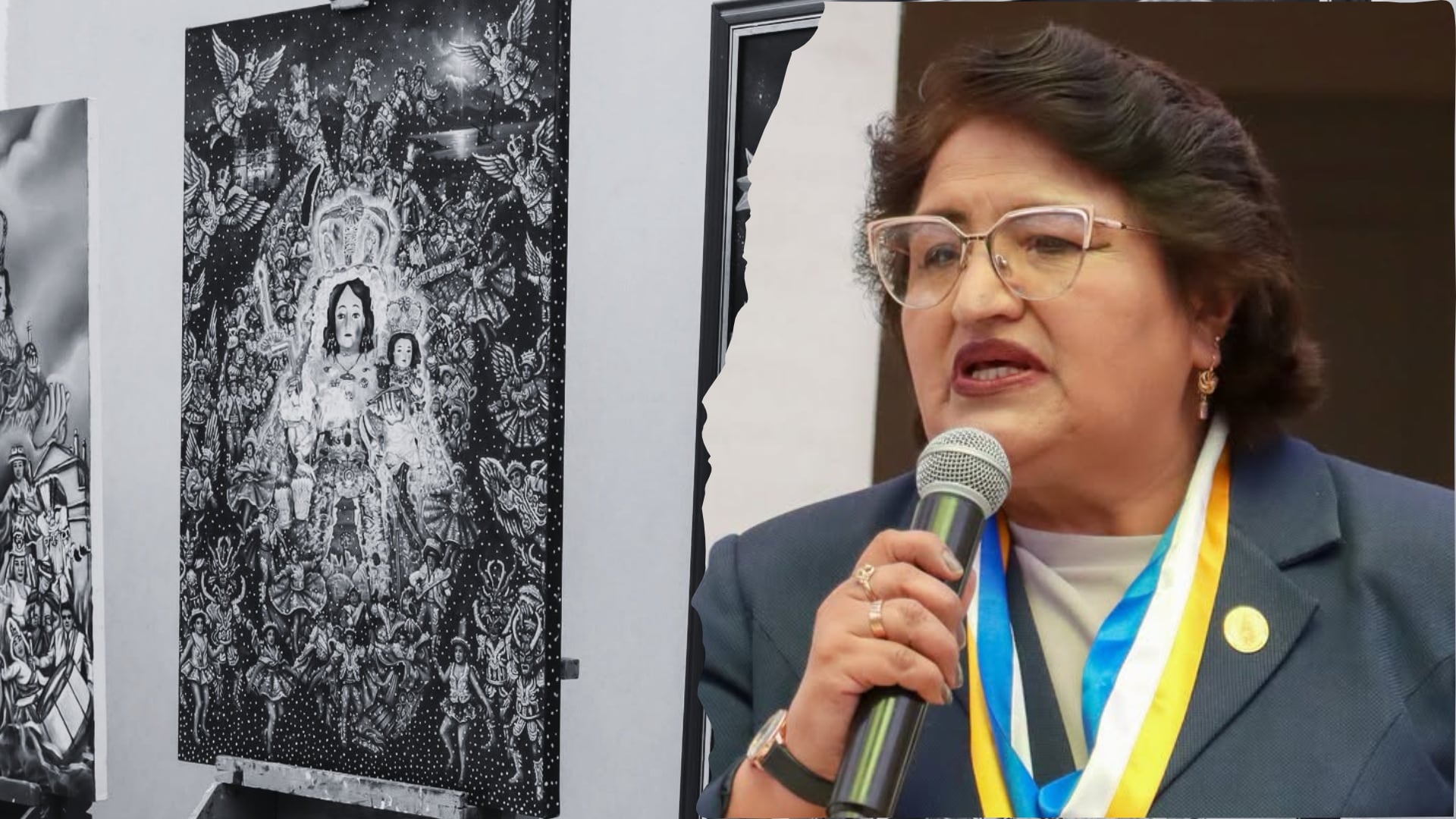 Obra con presunto uso de IA fue observada en el concurso de la Candelaria en Puno: jurado detectó una impresión retocada con pintura