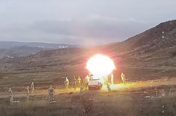 Acción en campo de maniobras