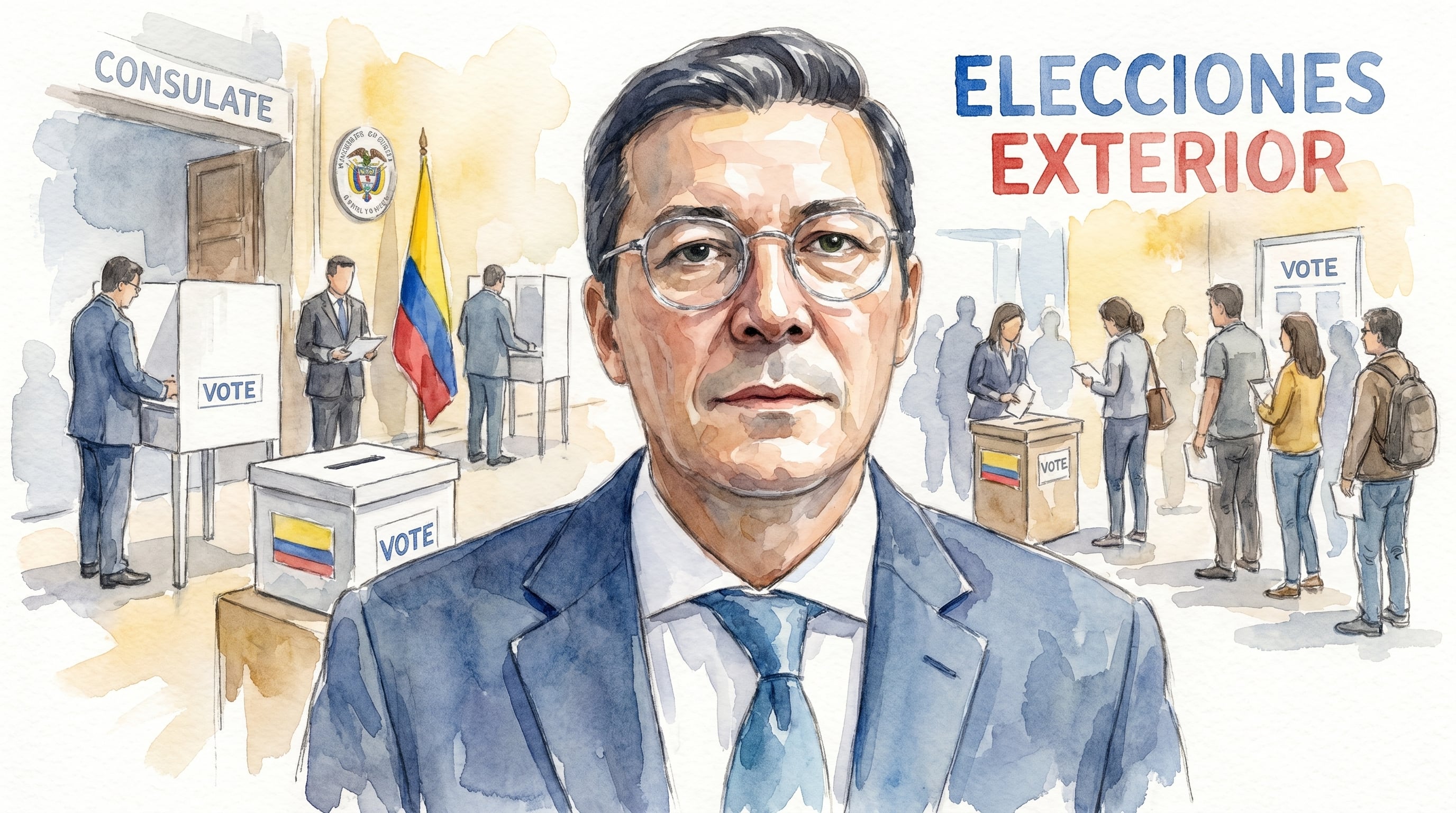 Sin incidentes, la votación en el exterior refuerza la logística electoral colombiana