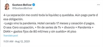 El exsenador aseguró en el