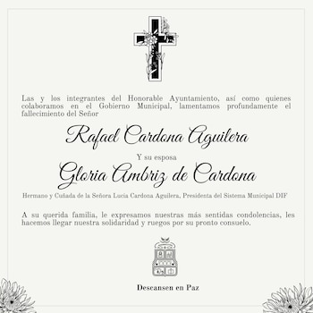 Un comunicado fue emitido para