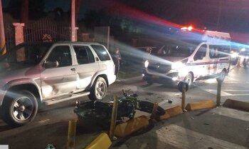 Se registró un choque en Usaquén, al norte de Bogotá - crédito Bogotá Tránsito