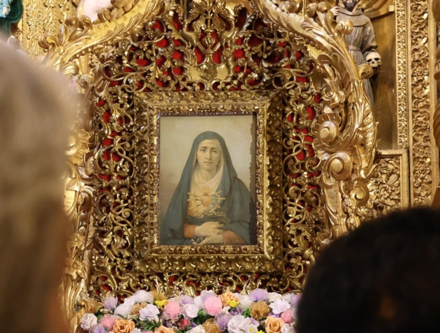 El cuadro original del prodigio fue expuesto en Quito ante los feligreses y devotos. (Colegio San Gabriel)