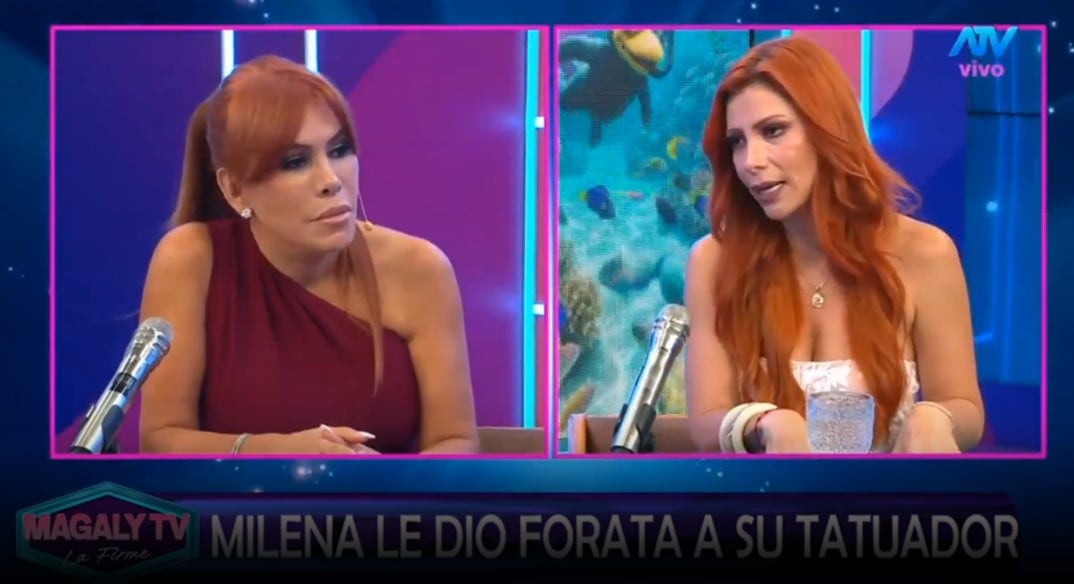 Milena Zárate confiesa que volvió a sufrir ataques de pánico tras su ruptura con Kalicho. Captura: Magaly Tv La Firme.