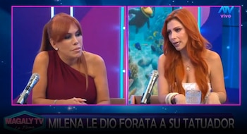 Milena Zárate confiesa que volvió a sufrir ataques de pánico tras su ruptura con Kalicho. Captura: Magaly Tv La Firme.