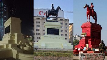 La historia de la estatua