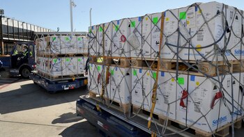 Un nuevo cargamento con 896.200