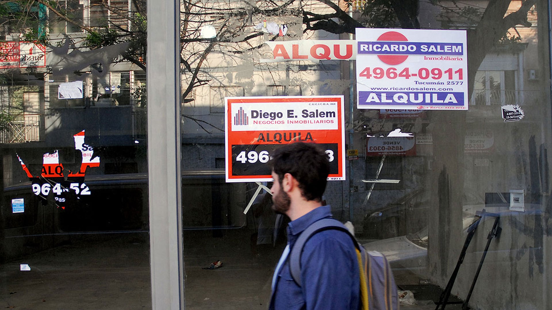 Los locales en alquiler aumentaron 2,2% en relación al período anterior y 9,5% en la comparación interanual (Nicolás Stulberg)