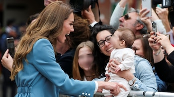 Kate Middleton en Italia, su primer viaje internacional desde su enfermedad (REUTERS)