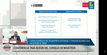 Gremios de transporte que acatarán