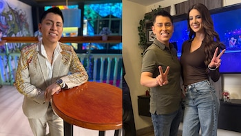 Billy Yaipén destacó el trabajo de la modelo en el clip difundido durante una presentación de la agrupación fundada por Víctor Yaipén Uypan