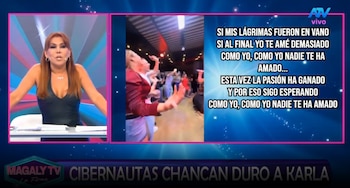 Magaly Medina após vídeo de Karla Tarazona: