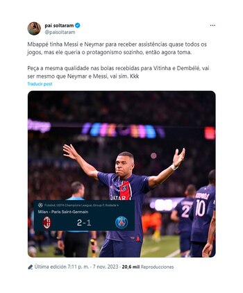 "Mbappé contaba con Messi y