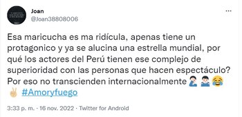 Patricia Barreto fue criticada en